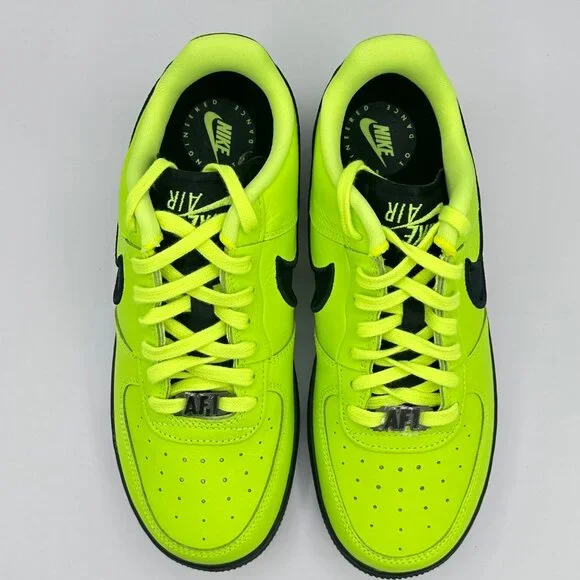 Women's Nike Air Force 1 Dance Volt/Black-Gunmetal FJ7409-700 Sz 6.5 - Picture 5 of 11